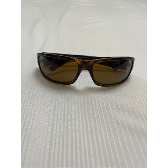 RAY BAN RB 4057 642/57 3P BROWN TORTOISE Glass POLARIZED SUNGLASSES - Picture 1 of 6